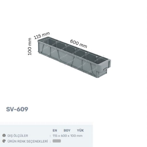 SV-609 - PLASTİK AVADANLIK KUTUSU