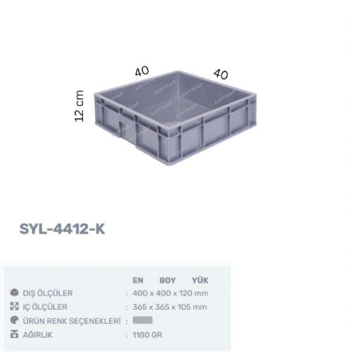 SYL-4412-K PLASTİK KASA