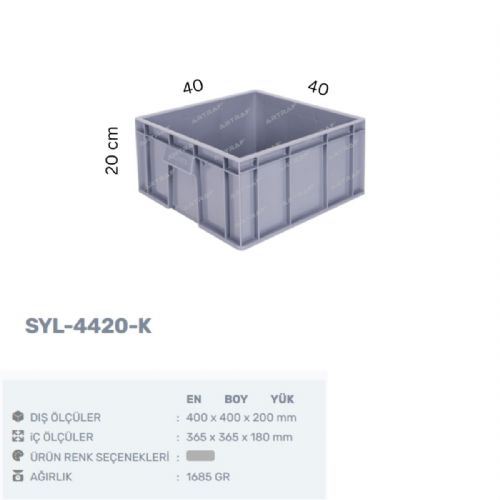 SYL-4420-K PLASTİK KASA 