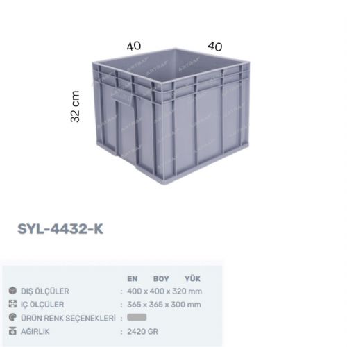 SYL-4432-K PLASTİK KASA