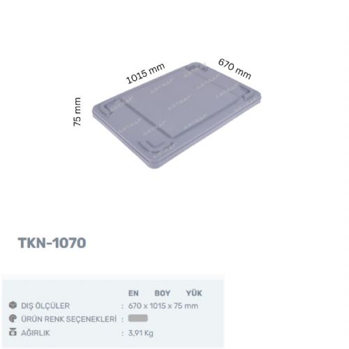 TKN-1070 KONTEYNER KAPAK