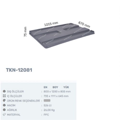 TKN-12081 KONTEYNER KAPAK