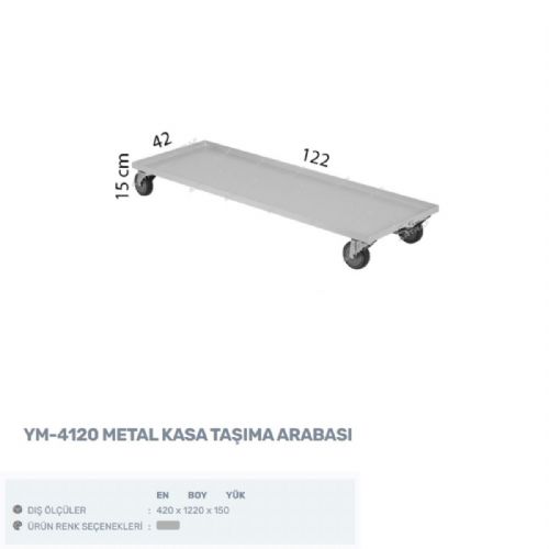 YM-4120 - METAL KASA TAŞIMA ARABASI